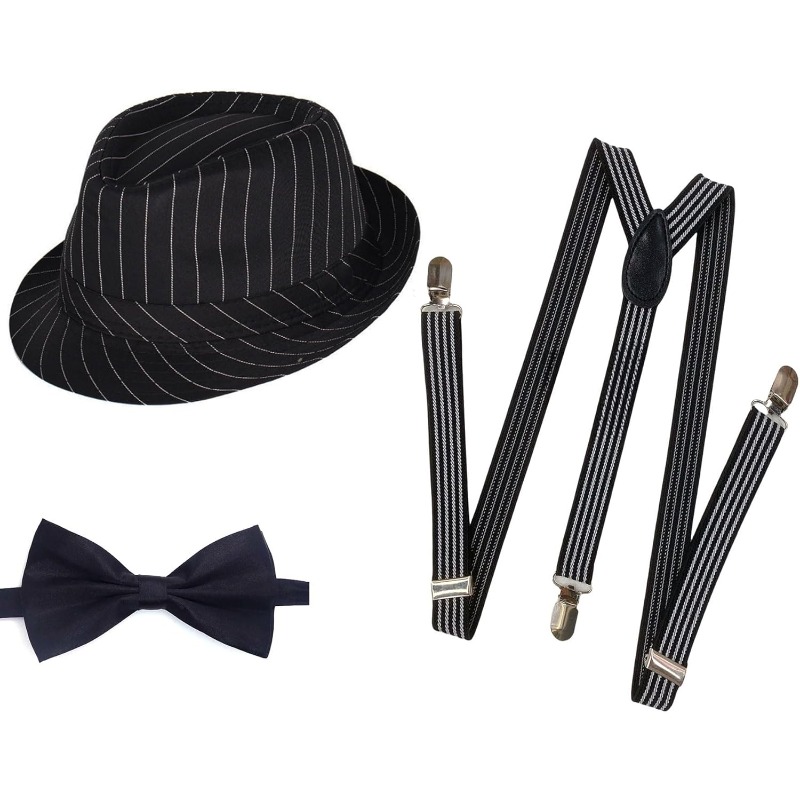 Men'S Accessories In The 1920S - Jaren '20 Herenkostuum Fedora Hoed Gatsby
