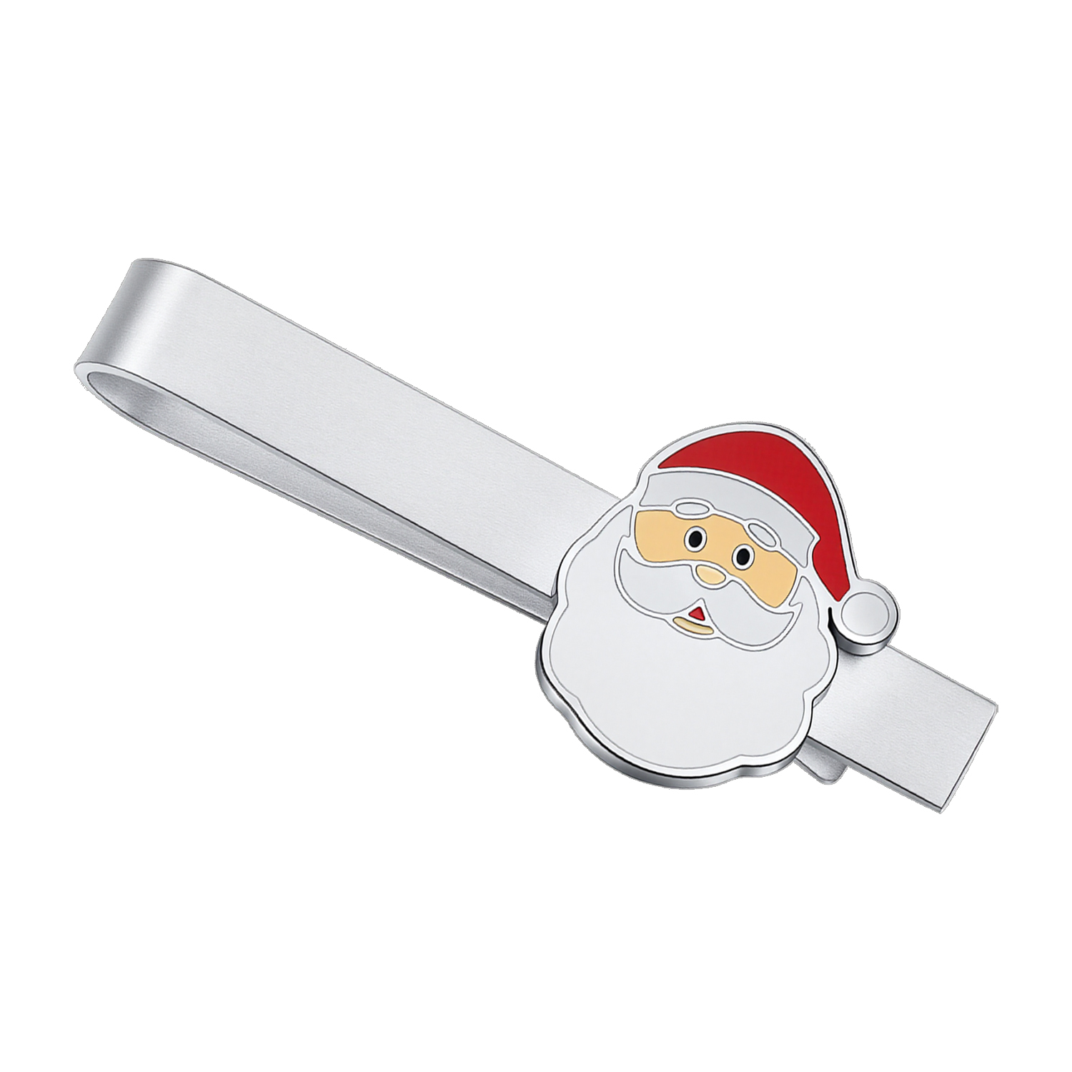 Men'S Accessories Types - Kerstman roestvrijstalen U-vormige stropdasclip voor heren,