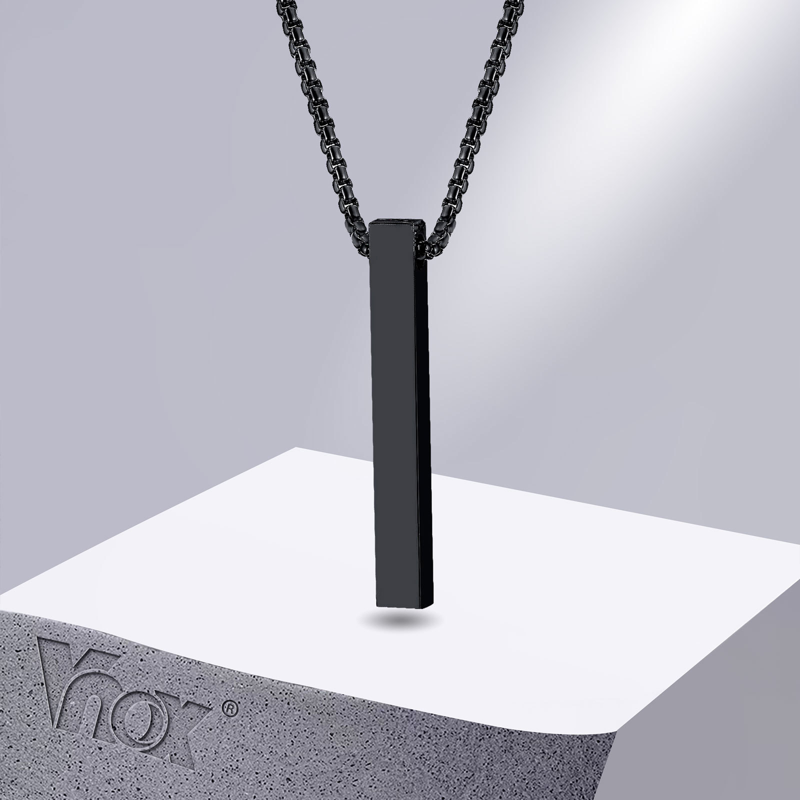 Men Accessories Neck Chain - Vnox 5 mm pijlerketting voor heren