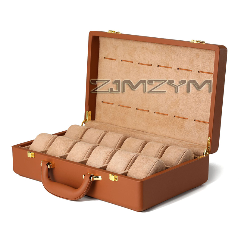 Travel Organizer Men - Horlogebox met 12 vakken voor herenhorloges,